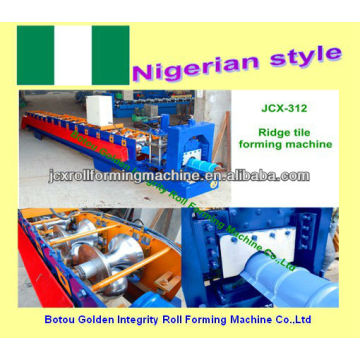 312 ridge cap tile roll forming machine